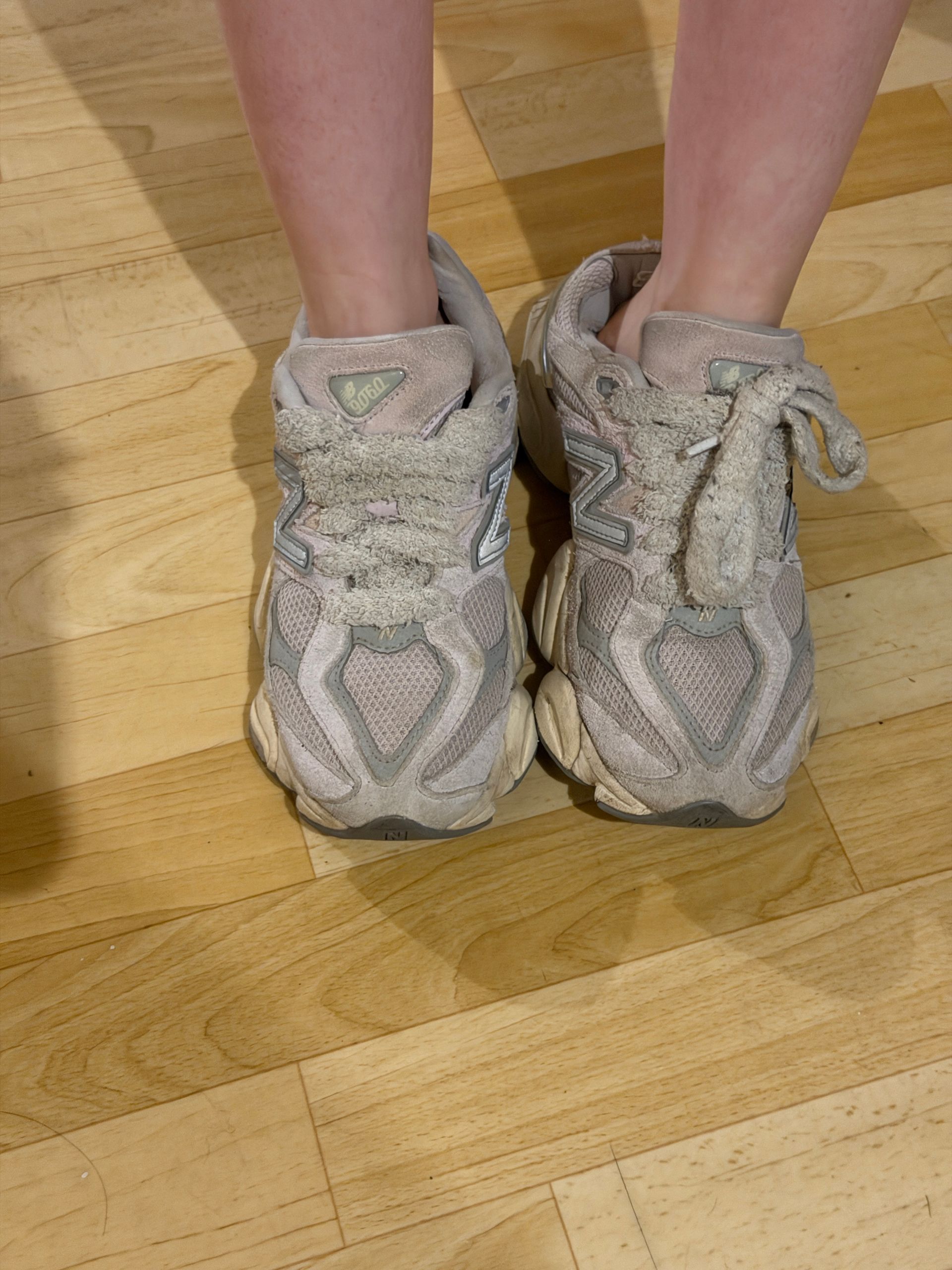 Very sweaty running shoes