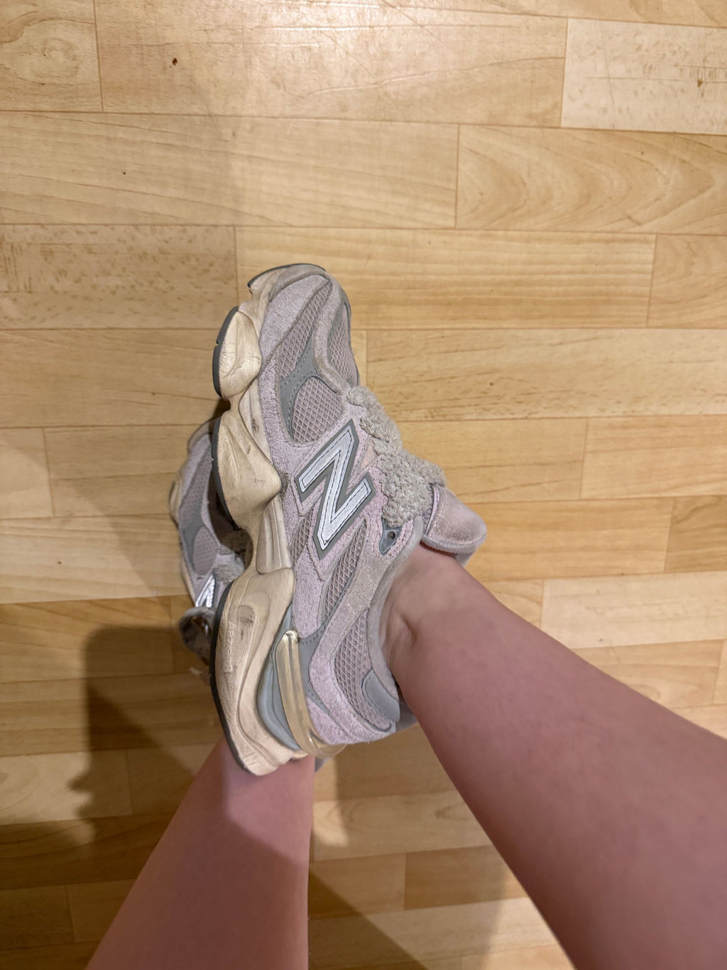 Very sweaty running shoes